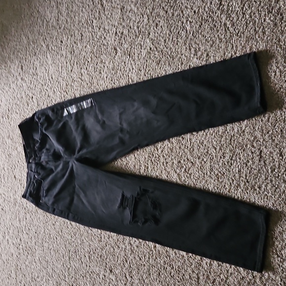 American Eagle Outfitters Denim - American Eagle AE Ripped Highest Waist '90s Boyfriend Jean in Rocker Black NEW